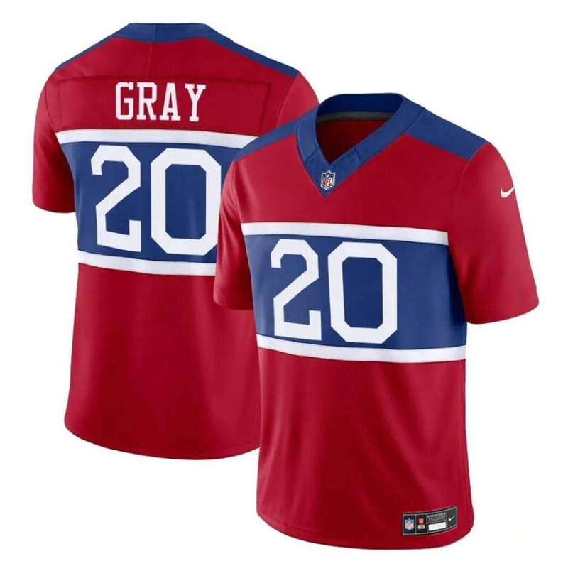 Youth New York Giants #20 Eric Gray Century Red Alternate Vapor F.U.S.E. Limited Stitched Football Jersey Youth New York Giants #20 Eric Gray Century Red Alternate Vapor F.U.S.E. Limited Stitched Football Jersey