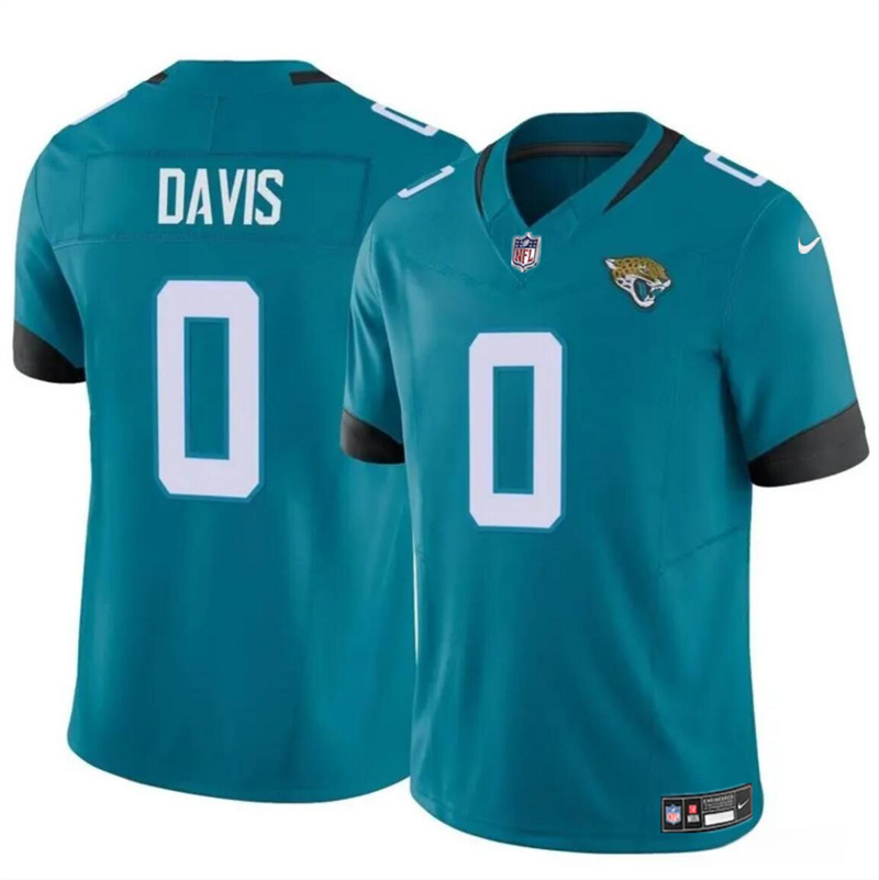 Youth Jacksonville Jaguars #0 Gabe Davis Teal 2023 F.U.S.E Vapor Untouchable Limited Stitched Jersey Youth Jacksonville Jaguars #0 Gabe Davis Teal 2023 F.U.S.E Vapor Untouchable Limited Stitched Jersey