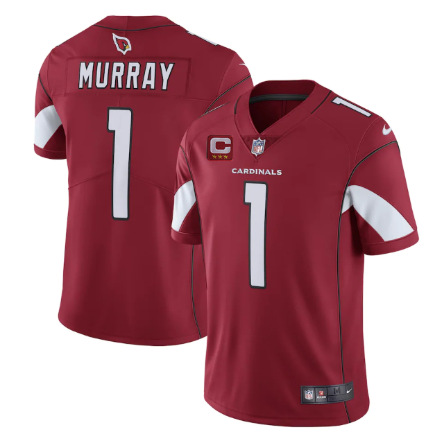 Men's Arizona Cardinals #1 Kyler Murray Red 3-star C Patch apor Untouchable Limited Stitched NFL Jersey Men's Arizona Cardinals #1 Kyler Murray Red 3-star C Patch apor Untouchable Limited Stitched NFL Jersey