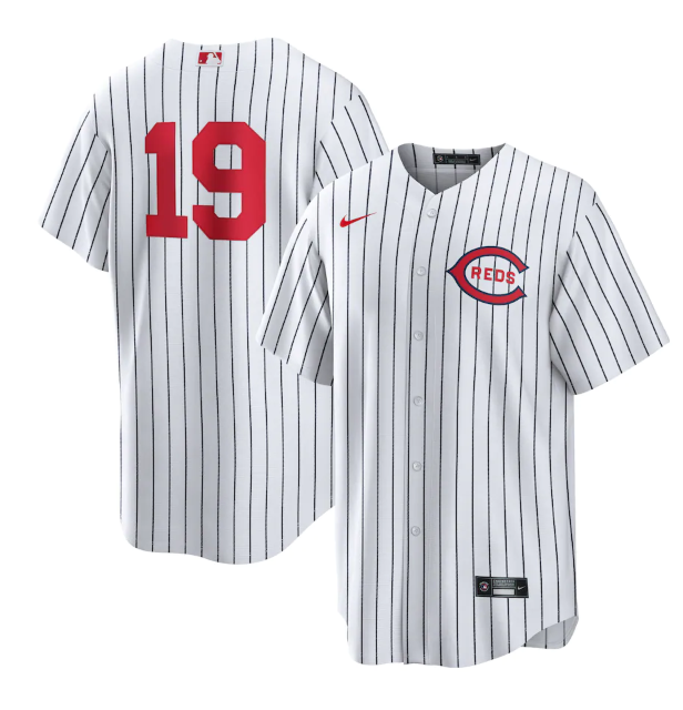 Men's Cincinnati Reds #19 Joey Votto 2022 White Field of Dreams Stitched Baseball Jersey Men's Cincinnati Reds #19 Joey Votto 2022 White Field of Dreams Stitched Baseball Jersey