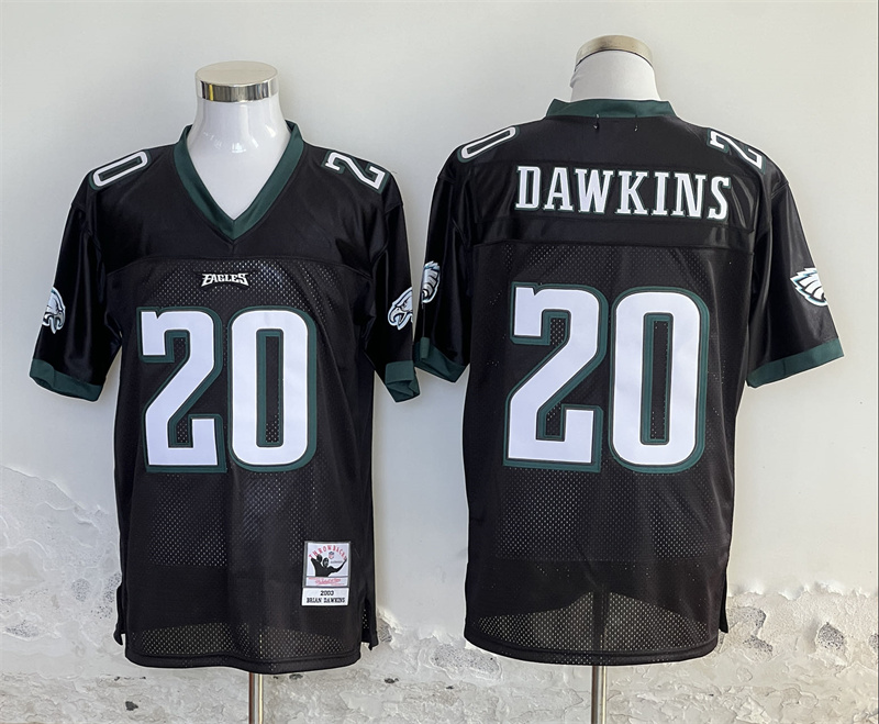 Men's Philadelphia Eagles #20 Brian Dawkins Black Stitched Football Jersey Men's Philadelphia Eagles #20 Brian Dawkins Black Stitched Football Jersey