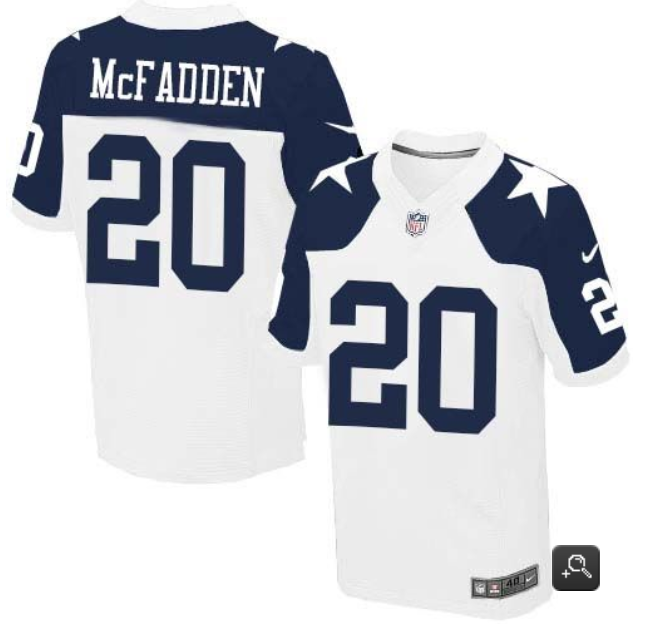 Men's Cowboys Custom White Thanksgiving Throwback Men's Stitched NFL Elite Jersey