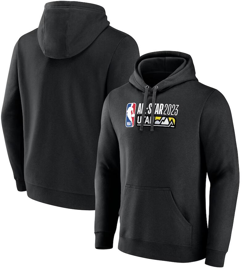 Men's Black 2023 All-Star Game Official Logo Pullover Hoodie Men's Black 2023 All-Star Game Official Logo Pullover Hoodie