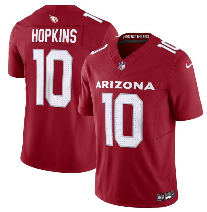 Men's Arizona Cardinals #10 DeAndre Hopkins Red Vapor Untouchable F.U.S.E. Limited Stitched Football Jersey Men's Arizona Cardinals #10 DeAndre Hopkins Red Vapor Untouchable F.U.S.E. Limited Stitched Football Jersey