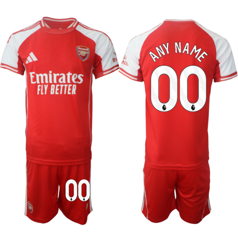 Men's Arsenal F.C Custom Red 2025 Home Soccer Jersey Suit Men's Arsenal F.C Custom Red 2025 Home Soccer Jersey Suit
