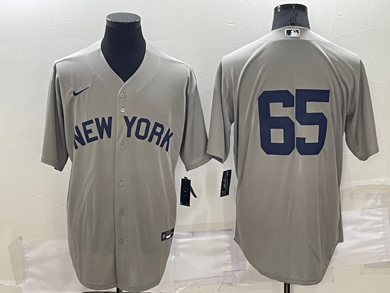 Men's New York Yankees #65 Nestor Cortes Grey Field of Dreams Cool Base Stitched Baseball Jersey Men's New York Yankees #65 Nestor Cortes Grey Field of Dreams Cool Base Stitched Baseball Jersey
