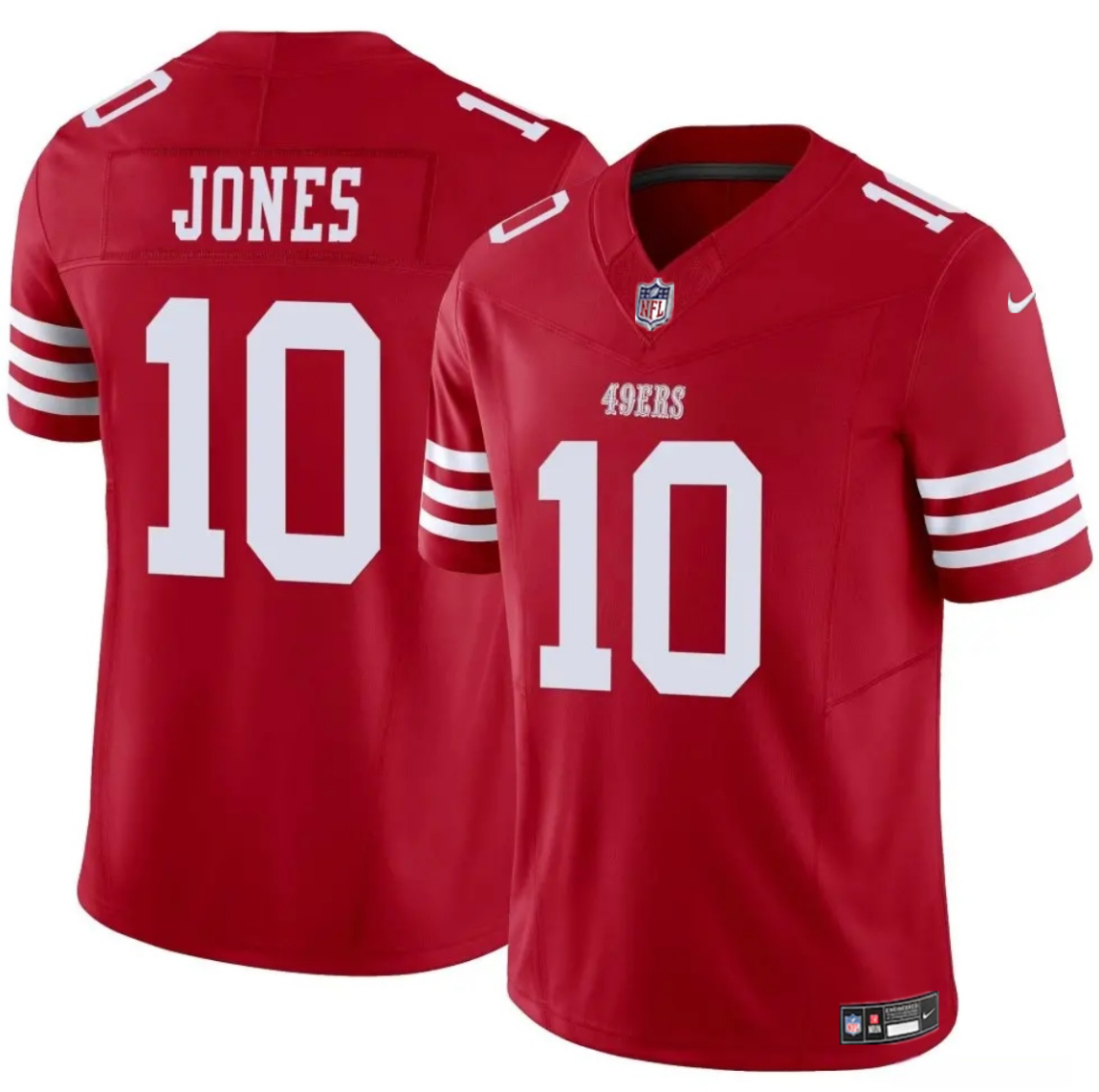 Men's San Francisco 49ers Custom Red 2025 F.U.S.E. Vapor Untouchable Limited Stitched Football Jersey Men's San Francisco 49ers Custom Red 2025 F.U.S.E. Vapor Untouchable Limited Stitched Football Jersey