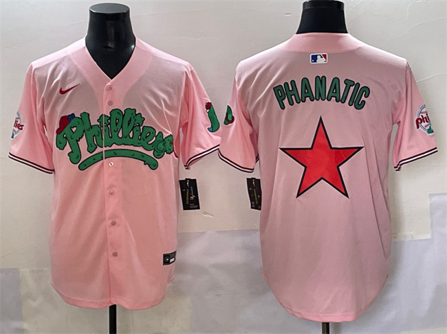 Men's Philadelphia Phillies Pink Phanatic Limited Stitched Jersey Men's Philadelphia Phillies Pink Phanatic Limited Stitched Jersey