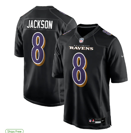 Men's Baltimore Ravens #8 Lamar Jackson Fashion Limited Stitched Football Game Men's Baltimore Ravens #8 Lamar Jackson Fashion Limited Stitched Football Game