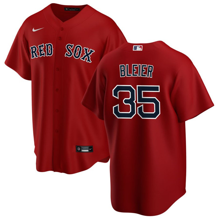 Men's Boston Red Sox #35 Richard Bleier Red Cool Base Stitched Baseball Jersey Men's Boston Red Sox #35 Richard Bleier Red Cool Base Stitched Baseball Jersey