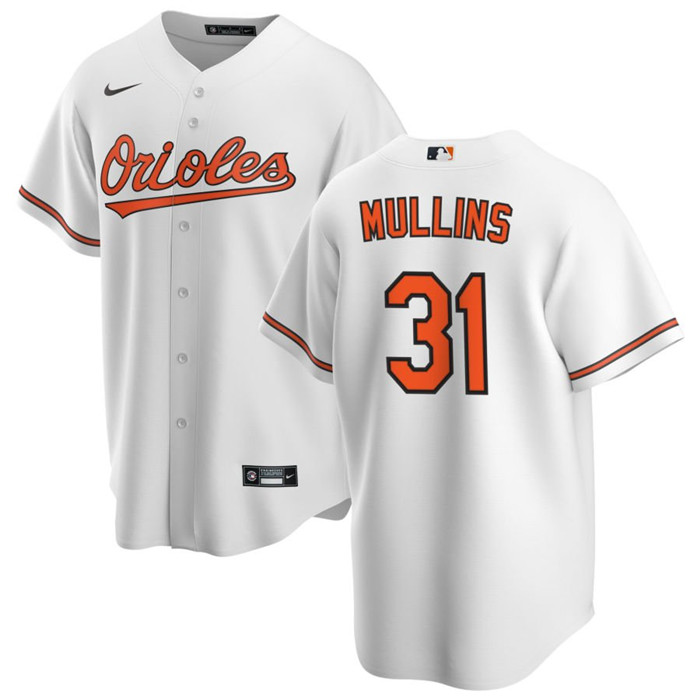Men's Baltimore Orioles #31 Cedric Mullins White Cool Base Stitched Jersey Men's Baltimore Orioles #31 Cedric Mullins White Cool Base Stitched Jersey
