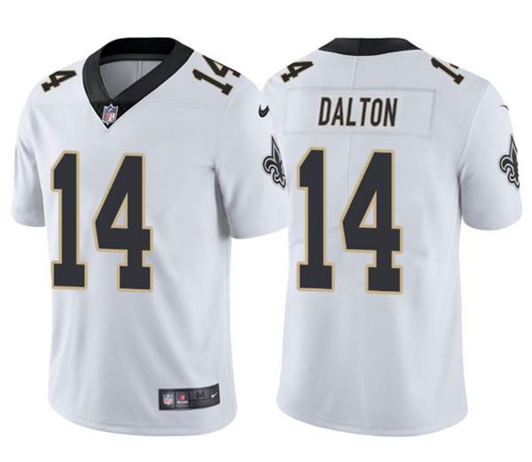 Men's New Orleans Saints #14 Jalen Dalton White Vapor Limited Stitched Jersey Men's New Orleans Saints #14 Jalen Dalton White Vapor Limited Stitched Jersey