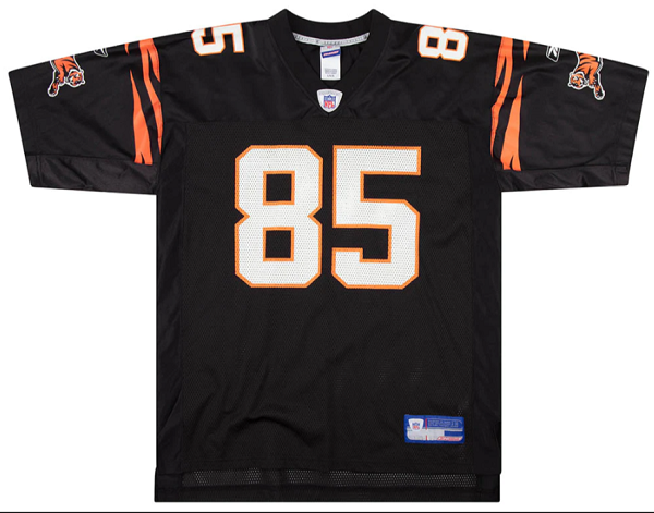 Men's Cincinnati Bengals ACTIVE PLAYER Custom 2002-03 Black Stitched Jersey