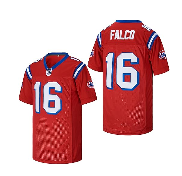 Men's Red #16 Shane Falco Movie Football Jersey