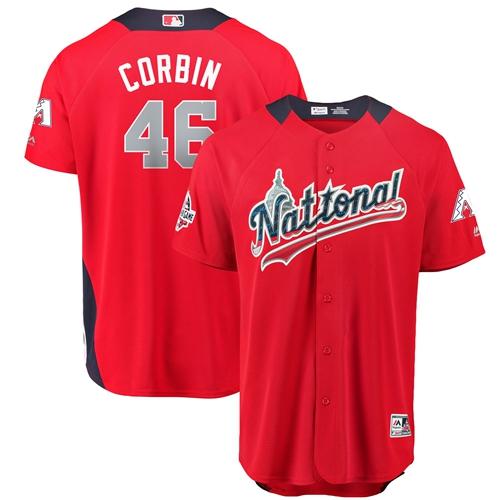 Diamondbacks #46 Patrick Corbin Red 2018 All-Star National League Stitched MLB Jersey Diamondbacks #46 Patrick Corbin Red 2018 All-Star National League Stitched MLB Jersey