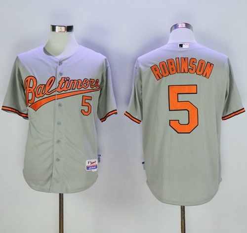 Orioles #5 Brooks Robinson Grey Cool Base Stitched MLB Jersey Orioles #5 Brooks Robinson Grey Cool Base Stitched MLB Jersey
