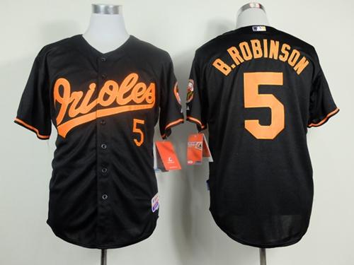 Orioles #5 Brooks Robinson Black Cool Base Stitched MLB Jersey Orioles #5 Brooks Robinson Black Cool Base Stitched MLB Jersey