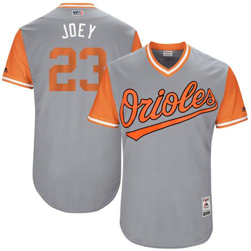 Orioles #23 Joey Rickard Gray "Joey" Players Weekend Authentic Stitched MLB Jersey Orioles #23 Joey Rickard Gray "Joey" Players Weekend Authentic Stitched MLB Jersey