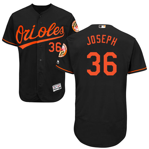 Orioles #36 Caleb Joseph Black Flexbase Authentic Collection Stitched MLB Jersey Orioles #36 Caleb Joseph Black Flexbase Authentic Collection Stitched MLB Jersey