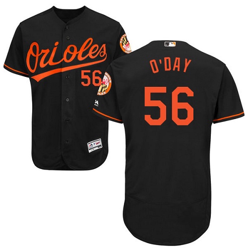 Orioles #56 Darren O'Day Black Flexbase Authentic Collection Stitched MLB Jersey Orioles #56 Darren O'Day Black Flexbase Authentic Collection Stitched MLB Jersey