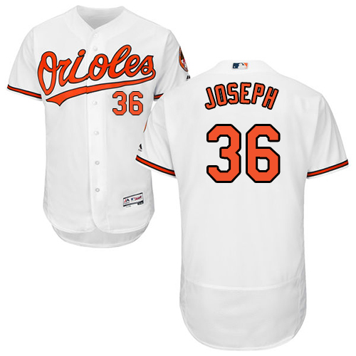 Orioles #36 Caleb Joseph White Flexbase Authentic Collection Stitched MLB Jersey Orioles #36 Caleb Joseph White Flexbase Authentic Collection Stitched MLB Jersey