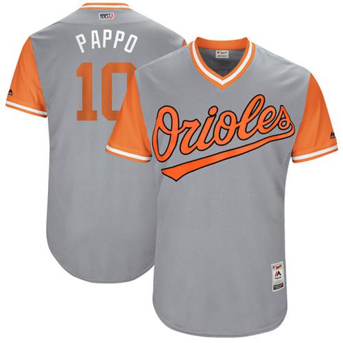 Orioles #10 Adam Jones Gray 