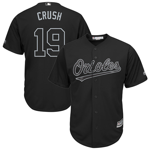 Orioles #19 Chris Davis Black "Crush" Players Weekend Cool Base Stitched MLB Jersey Orioles #19 Chris Davis Black "Crush" Players Weekend Cool Base Stitched MLB Jersey