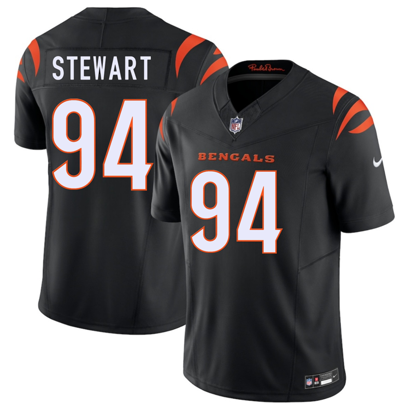 Men's Cincinnati Bengals #94 Shemar Stewart Black 2026 F.U.S.E. Vapor Untouchable Limited Stitched Football Jersey