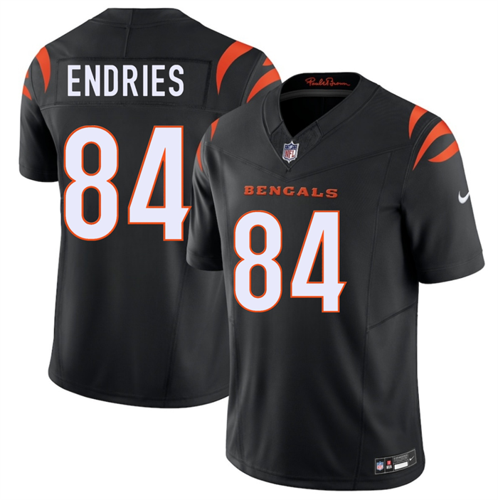 Men's Cincinnati Bengals #84 Jack Endries Black 2026 Draft F.U.S.E. Vapor Untouchable Limited Stitched Football Jersey