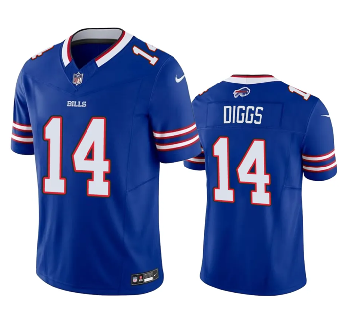Men's Buffalo Bills #14 Stefon Diggs Blue 2023 F.U.S.E. Vapor Untouchable Limited Stitched Jersey Men's Buffalo Bills #14 Stefon Diggs Blue 2023 F.U.S.E. Vapor Untouchable Limited Stitched Jersey