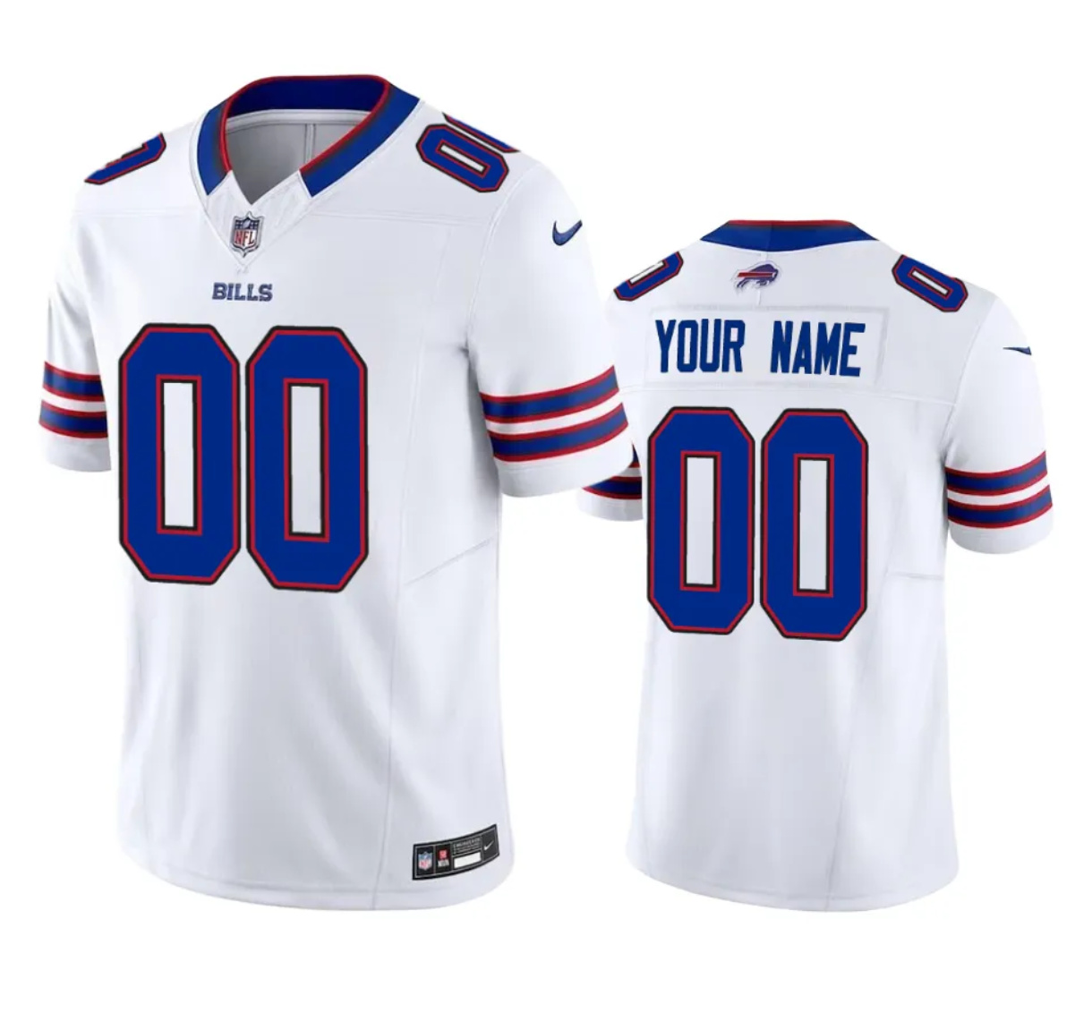 Men's Buffalo Bills Active Player Custom White 2023 F.U.S.E. Vapor Untouchable Limited Stitched Football Jersey Men's Buffalo Bills Active Player Custom White 2023 F.U.S.E. Vapor Untouchable Limited Stitched Football Jersey