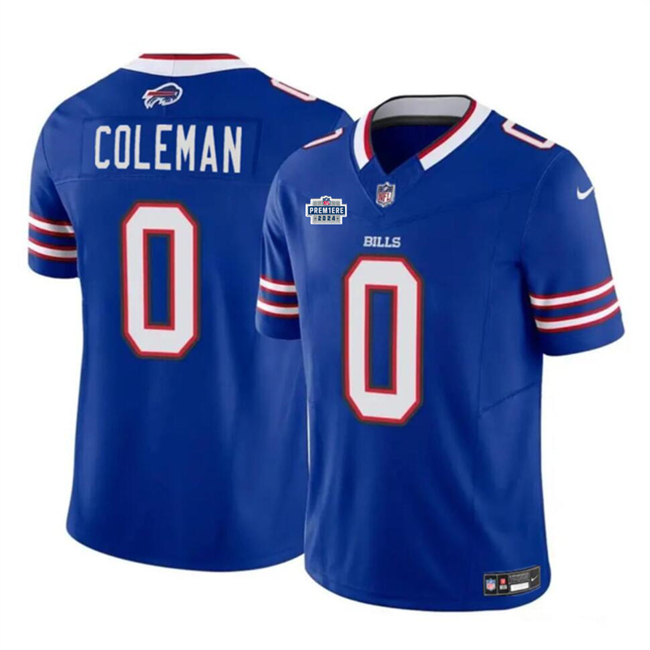 Men's Buffalo Bills #0 Keon Coleman Blue 2024 With Draft Patch F.U.S.E. Vapor Untouchable Limited Stitched Football Jersey Men's Buffalo Bills #0 Keon Coleman Blue 2024 With Draft Patch F.U.S.E. Vapor Untouchable Limited Stitched Football Jersey
