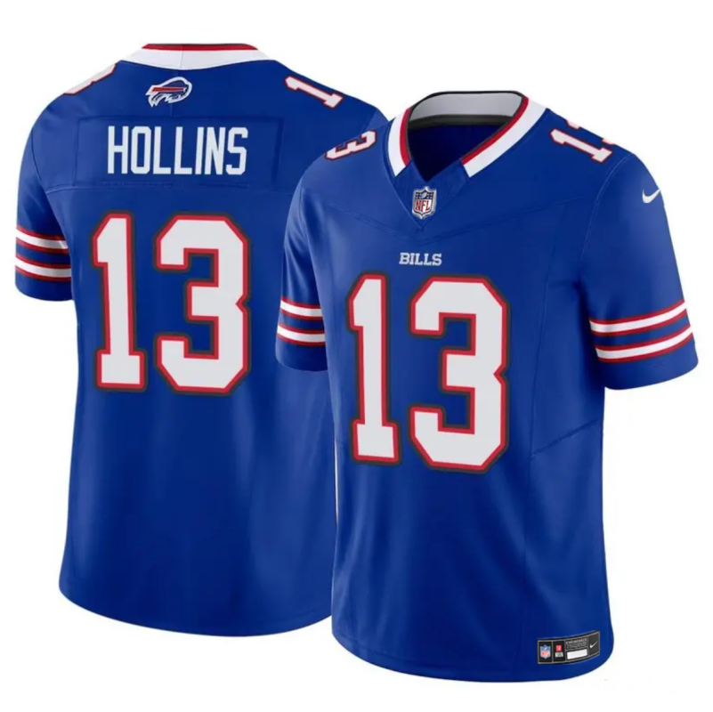 Men's Buffalo Bills #13 Mack Hollins Blue 2024 F.U.S.E. Vapor Untouchable Limited Stitched Football Jersey Men's Buffalo Bills #13 Mack Hollins Blue 2024 F.U.S.E. Vapor Untouchable Limited Stitched Football Jersey