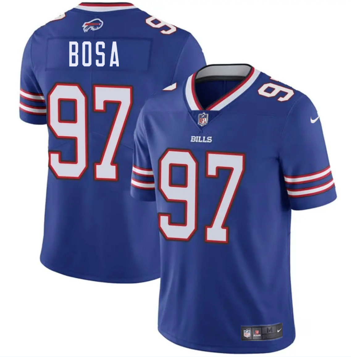 Men's Buffalo Bills #97 Joey Bosa Blue 2025 Vapor Untouchable Limited Stitched Football Jersey Men's Buffalo Bills #97 Joey Bosa Blue 2025 Vapor Untouchable Limited Stitched Football Jersey
