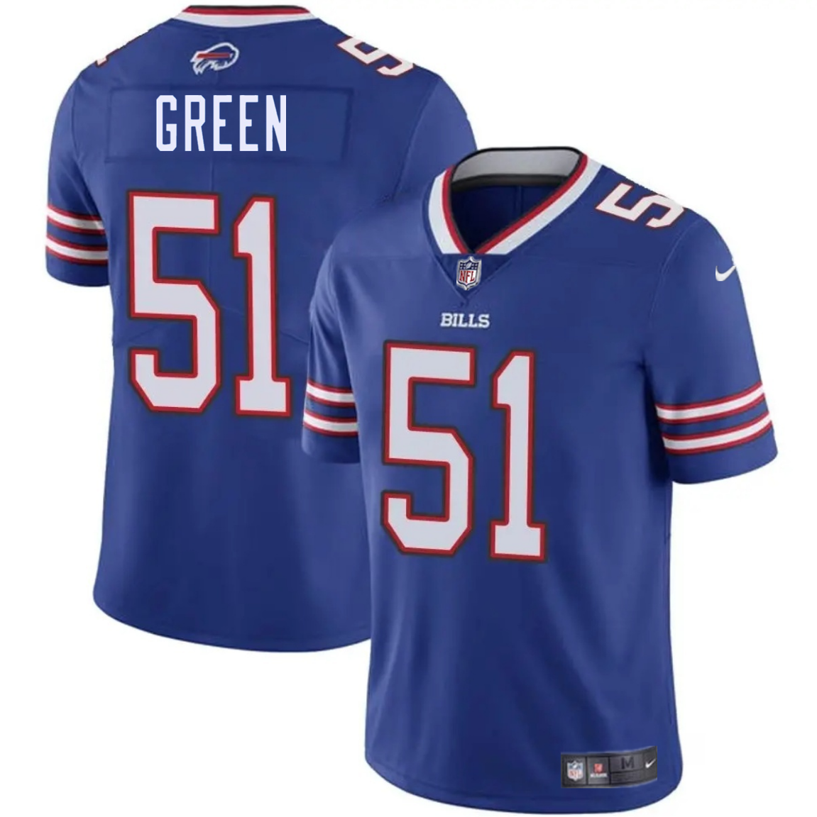 Men's Buffalo Bills #51 Kendrick Green Blue 2025 Vapor Untouchable Limited Stitched Football Jersey Men's Buffalo Bills #51 Kendrick Green Blue 2025 Vapor Untouchable Limited Stitched Football Jersey