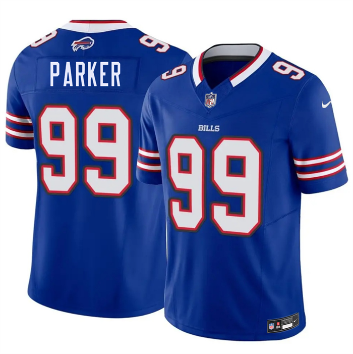 Men's Buffalo Bills #99 T.J. Parker Blue 2026 Draft F.U.S.E. Vapor Untouchable Limited Stitched Football Jersey Men's Buffalo Bills #99 T.J. Parker Blue 2026 Draft F.U.S.E. Vapor Untouchable Limited Stitched Football Jersey