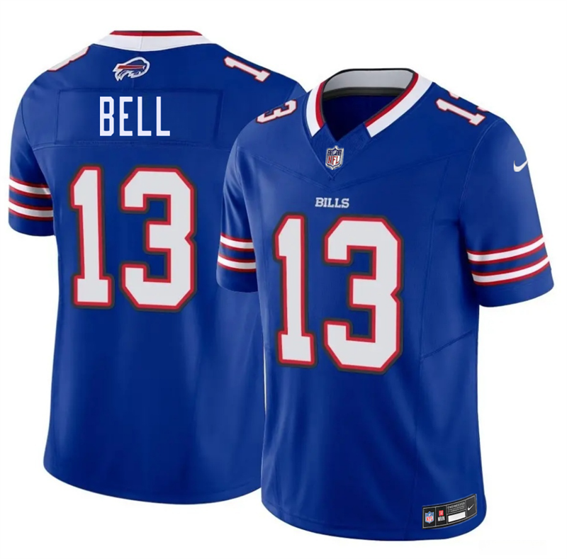 Men's Buffalo Bills #13 Skyler Bell Blue 2026 Draft F.U.S.E. Vapor Untouchable Limited Stitched Football Jersey Men's Buffalo Bills #13 Skyler Bell Blue 2026 Draft F.U.S.E. Vapor Untouchable Limited Stitched Football Jersey