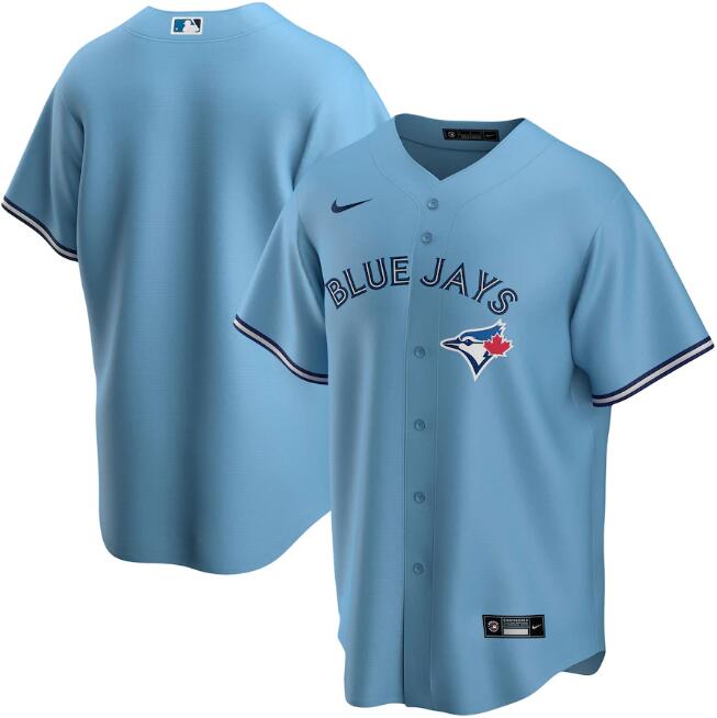 Men's Toronto Blue Jays Blank Blue MLB Cool Base Stitched Jersey Men's Toronto Blue Jays Blank Blue MLB Cool Base Stitched Jersey