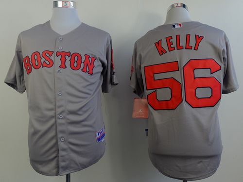 Red Sox #56 Joe Kelly Grey Cool Base Stitched MLB Jersey Red Sox #56 Joe Kelly Grey Cool Base Stitched MLB Jersey