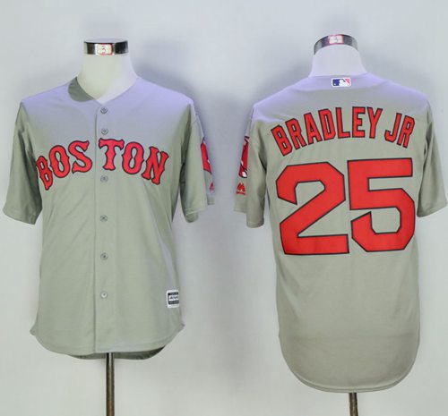 Red Sox #25 Jackie Bradley Jr Grey New Cool Base Stitched MLB Jersey Red Sox #25 Jackie Bradley Jr Grey New Cool Base Stitched MLB Jersey