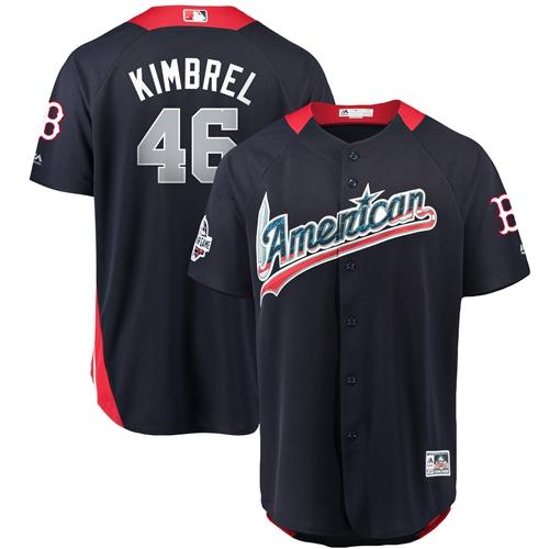Red Sox #46 Craig Kimbrel Navy Blue 2018 All-Star American League Stitched MLB Jersey Red Sox #46 Craig Kimbrel Navy Blue 2018 All-Star American League Stitched MLB Jersey