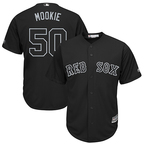 Red Sox #50 Mookie Betts Black "Mookie" Players Weekend Cool Base Stitched MLB Jersey Red Sox #50 Mookie Betts Black "Mookie" Players Weekend Cool Base Stitched MLB Jersey