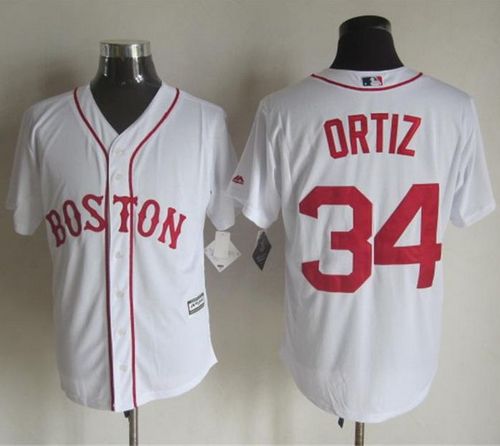 Red sox #34 David Ortiz White Alternate Home New Cool Base Stitched MLB Jersey Red sox #34 David Ortiz White Alternate Home New Cool Base Stitched MLB Jersey