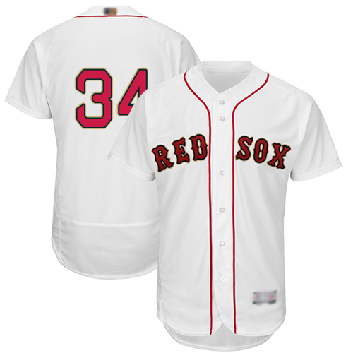 Red Sox #34 David Ortiz White FlexBase Authentic 2019 Gold Program Cool Base Stitched MLB Jersey Red Sox #34 David Ortiz White FlexBase Authentic 2019 Gold Program Cool Base Stitched MLB Jersey