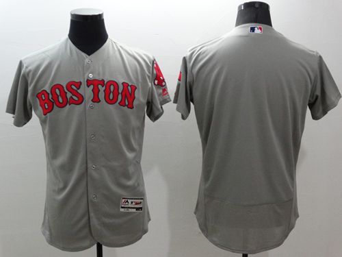 Red Sox Blank Grey Flexbase Authentic Collection Stitched MLB Jersey Red Sox Blank Grey Flexbase Authentic Collection Stitched MLB Jersey