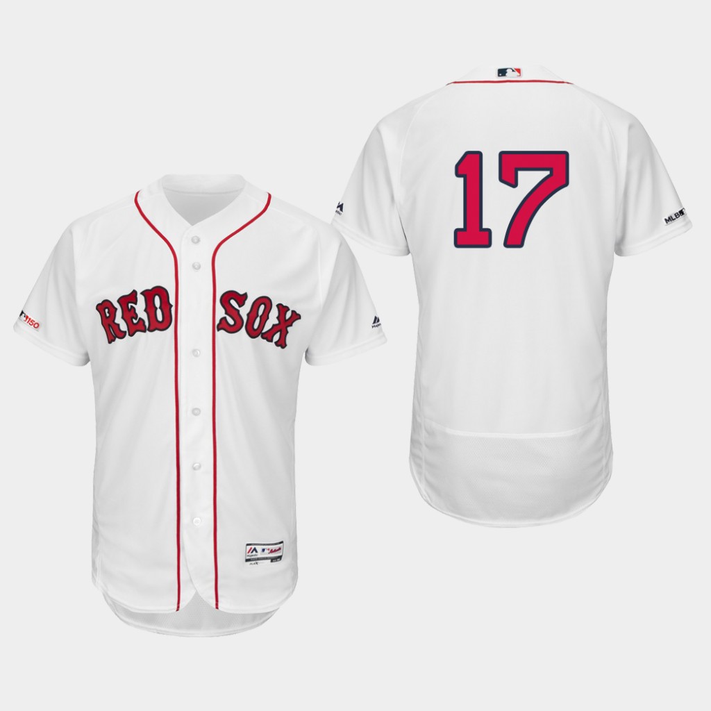 Red Sox #17 Nathan Eovaldi White Flexbase Authentic Collection Stitched MLB Jersey Red Sox #17 Nathan Eovaldi White Flexbase Authentic Collection Stitched MLB Jersey