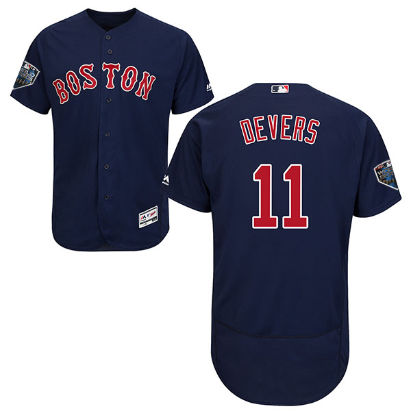Red Sox #11 Rafael Devers Navy Blue Flexbase Authentic Collection 2018 World Series Stitched MLB Jersey Red Sox #11 Rafael Devers Navy Blue Flexbase Authentic Collection 2018 World Series Stitched MLB Jersey