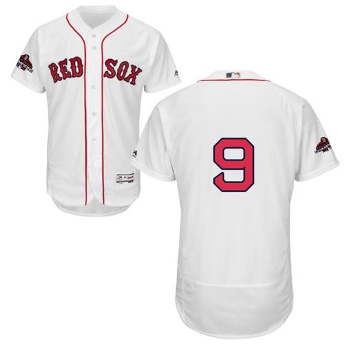 Red Sox #9 Ted Williams White Flexbase Authentic Collection 2018 World Series Champions Stitched MLB Jersey Red Sox #9 Ted Williams White Flexbase Authentic Collection 2018 World Series Champions Stitched MLB Jersey