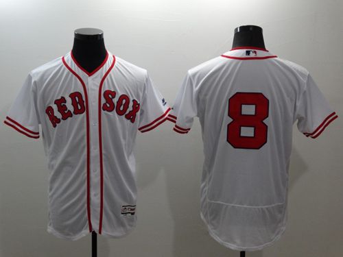 Red Sox #8 Carl Yastrzemski White Flexbase Authentic Collection Cooperstown Stitched MLB Jersey Red Sox #8 Carl Yastrzemski White Flexbase Authentic Collection Cooperstown Stitched MLB Jersey