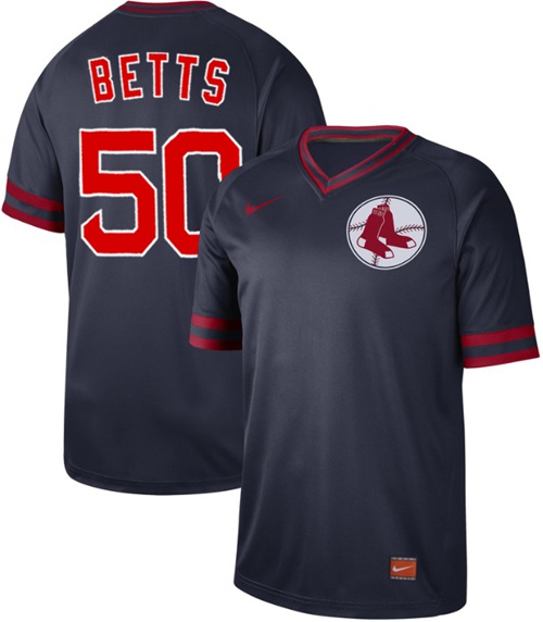 Nike Red Sox #50 Mookie Betts Navy Authentic Cooperstown Collection Stitched MLB Jersey Nike Red Sox #50 Mookie Betts Navy Authentic Cooperstown Collection Stitched MLB Jersey